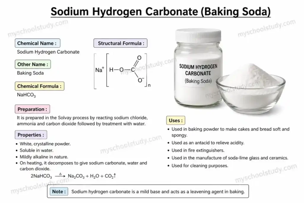 sodium hydrogen carbonate (baking soda) 1 w
