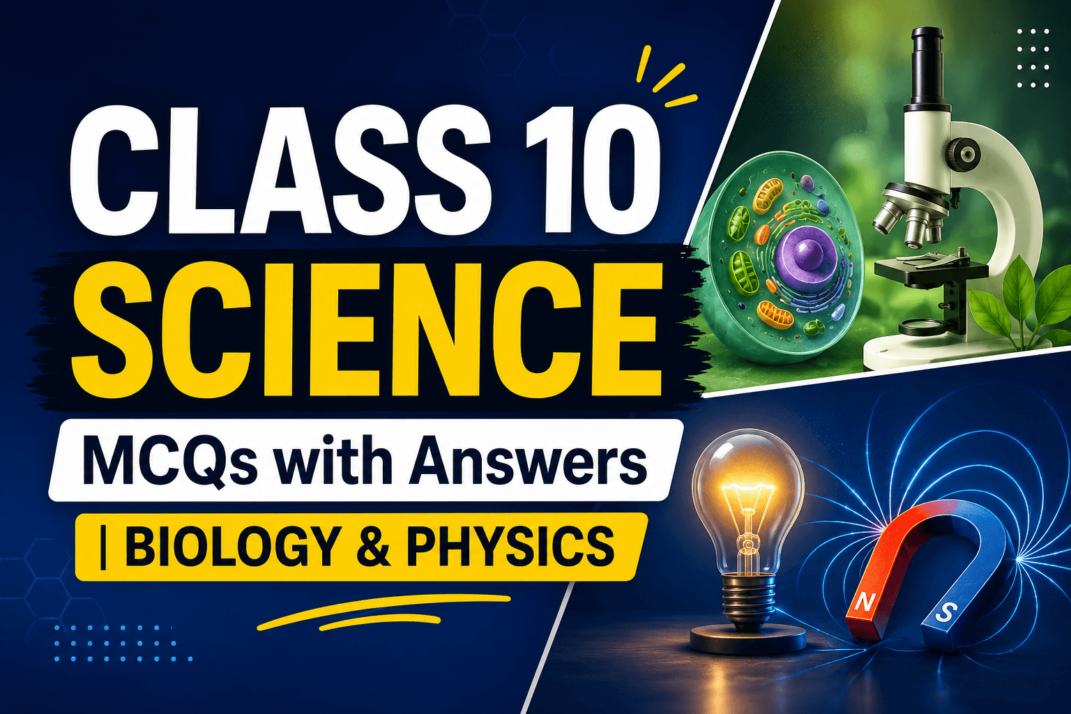 lass-10-Science-MCQs-with-Answers-Biology-Physics