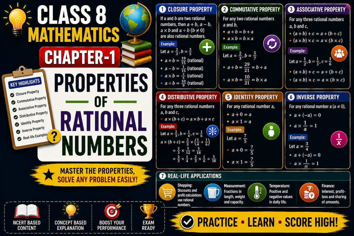 class-8-maths-properties-of-rational-numbers, ,mschoolstudy.com